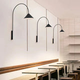Modern Minimalist Nordic Creative Long Pole Wall Lamp for Living Room Restaurant Background Wall Decoration Lighting Fixture