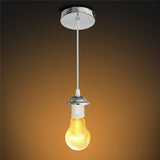 Vintage Pendant Lights E27 Lamp Holder E26 E27 Socket Full Teeth 220V Screw Fitting Lamp Bases Retro Bullb Edison Lamp Holder