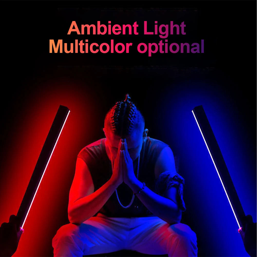 Handheld LED Night Lamps RGB Colorful Atmosphere Fill Light Rechargeable Bedroom Photography Selfie Lamp Lighting Room Decor