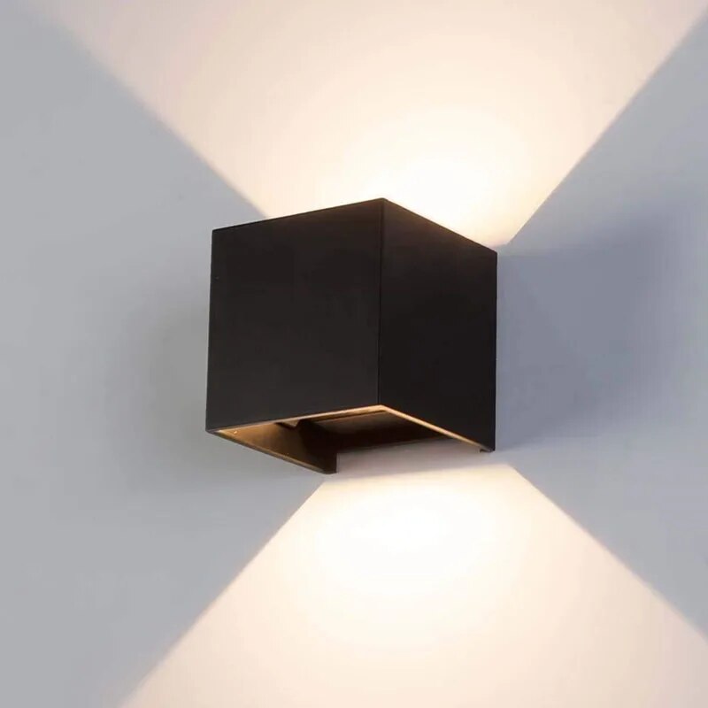 Wall Lamp Outdoor Wall Light Adjustable 24w 12w Sconce Balcony House Garden Home Wall Decors Waterproof Outdoor Lighting