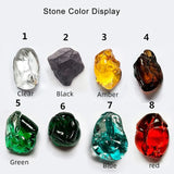 Crystal Stone Large LED Chandelier - Luxury Long Staircase Hanging Lamp