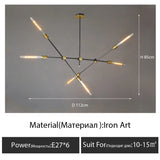 American retro industrial wind chandelier Nordic minimalist personality restaurant living room bar cafe clothing store lighting