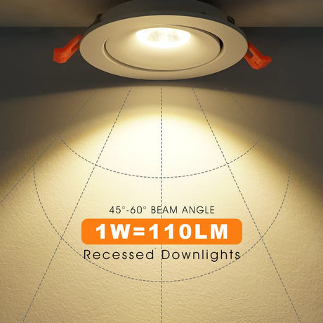  New 360 Degrees Angle Adjustable 5W 7W 10W 12W 18W Ceiling Spot Lights Recessed Downlights For Home TV Background
