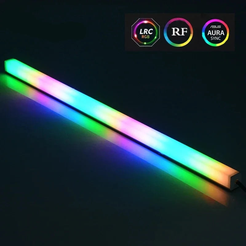 Freezemod RGB LED Light Strip 5V3Pin/12V4PIN Soft Light Bar for PC Cabinet Decoration AURA SYNC Magnetic 25/30/35/40CM