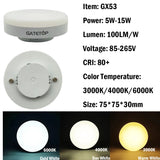 LED cabinet light wardrobe light GX53 spotlight AC85V-260V 4-20PCS  no flickering warm white light 5W-15W high lumens 100LM/W