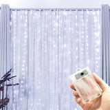 3/6M EID LED Curtain Light String Battery Power Wedding Bedroom Decor Ramadan Home Decoration 2026 Outdoor Lighting