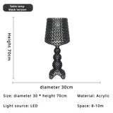 Italian Kartell living room floor lamp designer,artistic decoration,hollowed out internet famous ornament,ins style bedroom lamp
