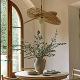 Rattan Pendant Lights Wabi-sabi Style Hand-woven Lamp Restaurant Home Decor Bedroom Living Room Creative Dining Room Chandeliers
