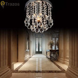 European Modern Aisle Light Corridor Hallway Creative Lighting Stair Entry Light Entry Channel Small Ceiling Light Crystal Lamps