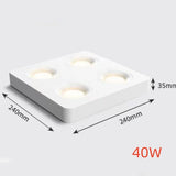 Fashionable ultra-thin 3.5CM surface mounted anti glare full spectrum COB tube lamp, home living room hallway, no opening