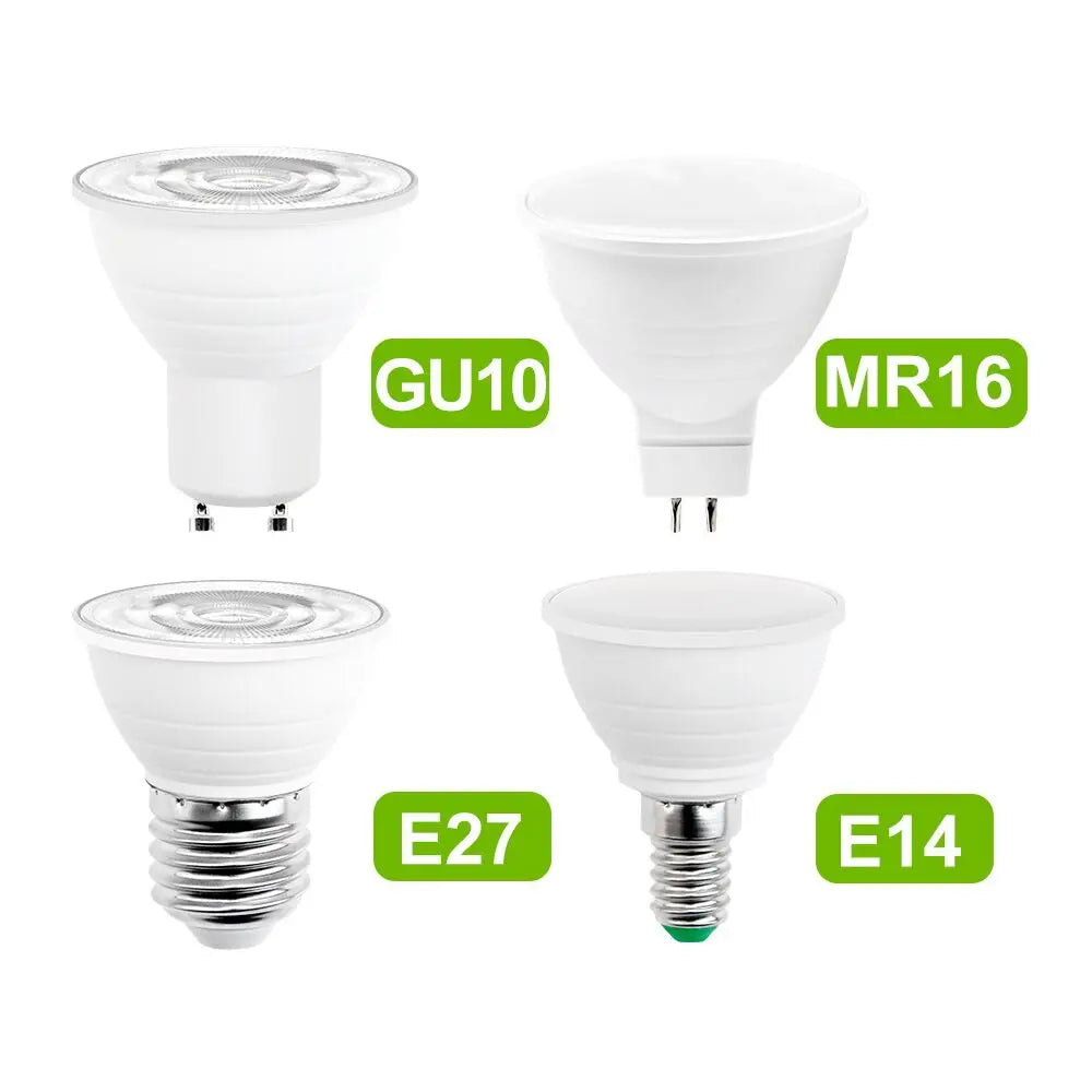 Bulb LED Light E27 Spotlight GU10 Corn Lamp MR16 Lampasas Gu5.3 LED Bombillas E14 220V Energy Saving Lamp For Living Room Ampoule