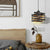 Vintage Industrial Style Lamp Bedside Chandelier  American Retro Living Room Bedroom Chandelier Wrought Iron Lamp
