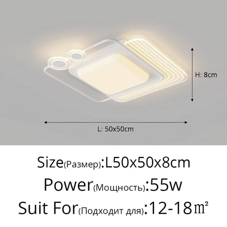 Nordic Style Living Room Ceiling Lamp Bedroom LED Ceiling Light Kitchen Modern Ceiling Lights Dining Room Aisle Indoor Lighting