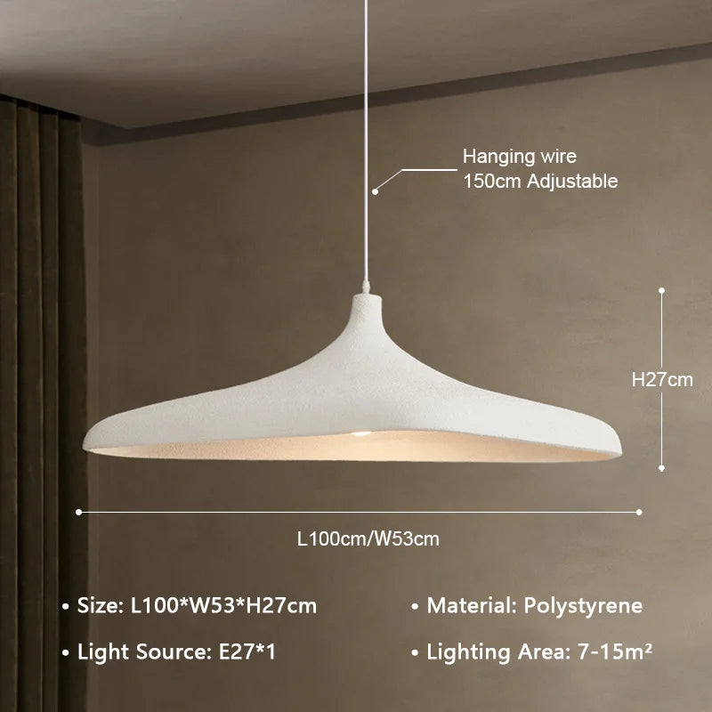 Japanese Wabi Sabi Style Pendant Lights Living Dining Room Bedroom Ceiling Chandelier Decoration Home Hanging Loft Lamps Fixture