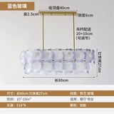 French Luxury Crystal Living Room Pendant Light Internet Famous Creative Shell Light Romantic Clover Pendant Light