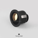Dimmable LED anti-glare mini downlight spotlight AC110-220V embedded ultra-thin COB skylight cabinet home lighting