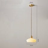 White Ceramic Brass Pendant Lights Fixtures Restaurant Bedroom Bedside Nordic Japanese Style Hanging Lamp LED Hanglampen