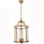 American Copper Glass Corridor Aisle Restaurant Bar Shop Cylinder Solder Birdcage Chandelier Lamp E14x3 pendant light home decors