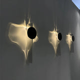 Minimalist LED Wall Sconce Creative Art Ripple Wall Lamp Bedroom Bedside Background Aisle Porch Corridor Atmosphere Wall Light