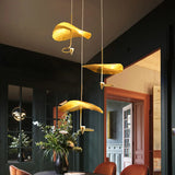 Modern Creative Copper LED Chandelier for Living Room Restaurant Kitchen Bedroom Designerhanging Lamp Art Decor Lighting Fixture