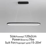Modern LED Pendant Light Minimalism Line Lamp For Living Room Dining Room Bedroom Hanging Chandelier Home Decoration Lighting