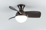 Modern LED Ceiling Fan Light for Kids Bedroom, 6-Speed Variable DC Motor, 24W LED Light, 30/36 inch Ceiling Fans