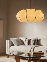 Japanese Style Wabi-sabi Style Silk Chandelier Retro Creative Bedroom Lamp French Designer Art Pendant Lights Room Decoration