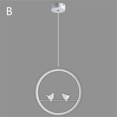 Nordic modern LED pendant lights Vintage loft bird chandeliers bedroom kitchen Dining room home decors Hanging lamp luminaire