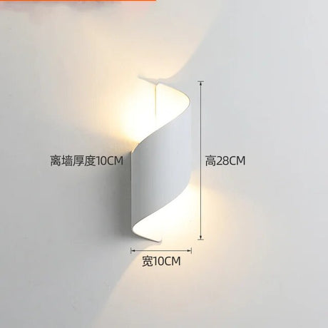 Modern LED Wall Light Waterproof IP65 Up Down 10W Outdoor Lighting Home Hotel Shop Corridor Porch Sconce Wall Lamps AC 220V 110V