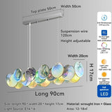 Colorful Italian Murano Glass Ceiling Chandelier - Luxury Handblown Pendant Light Fixture for Living Room, Bedroom & Hotel Lobby Decor