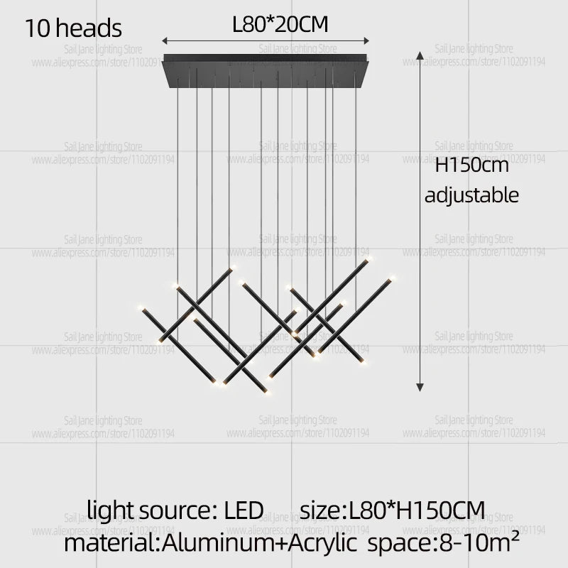 Nordic Pendant Light Modern Living Room Dining Table Lighting Lounge Hanging Restaurant Attic Chandelier Bedroom Ceiling Lamp