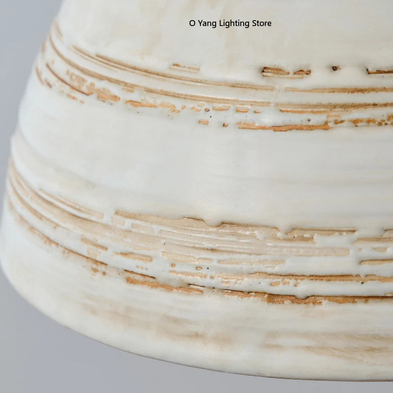 New Creative Ceramic Lampshade  Lamp Wood Base EU AU US Adapting Plug for Bedroom Parlor Hotel Dining Dropshipping