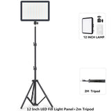LED Fill Lamp Video Light Panel 2800-7000K Photography Lighting Live Stream Photo Studio Light Kit For Live Stream Tiktok