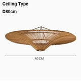 Japanese retro Wabi sabi pendant lamp restaurant Southeast Asian handmade rattan lamp home decoration living room bedroom lamp