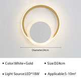 Modern LED Wall Lamp For Bedroom Bedside Living Dining Room Stair Wall Sconce Indoor RC Dimmable Home Decors Light Fixture Luster