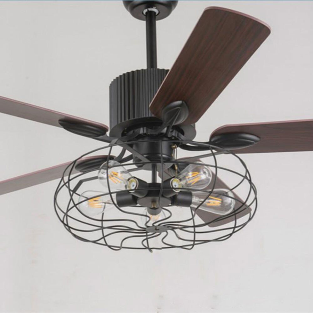 5 Blade Standard Ceiling Fan with Remote Control and Light Kit Included For Room 2022 New Style