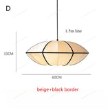 Wabi-sibi Japanese Style  Medieval Dining Room Chandeliers Foyer Pendant Lamp Applicable To Interior Lighting Room Decoration
