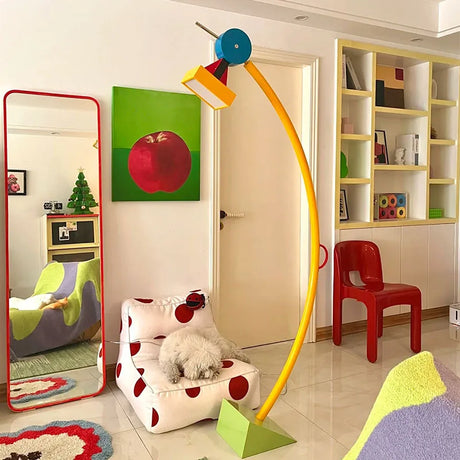 Designer Kids Room Floor Lamp Nordic Treetop Floor Lamp For Children Room Living Room Kinder garden LED Colorful Standing Light