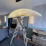Art Sailboat Chandelier Designer Marine Cloth Pendant Lamp for Living Room Dining Room Kitchen Large Fabric Hanging Lights E27
