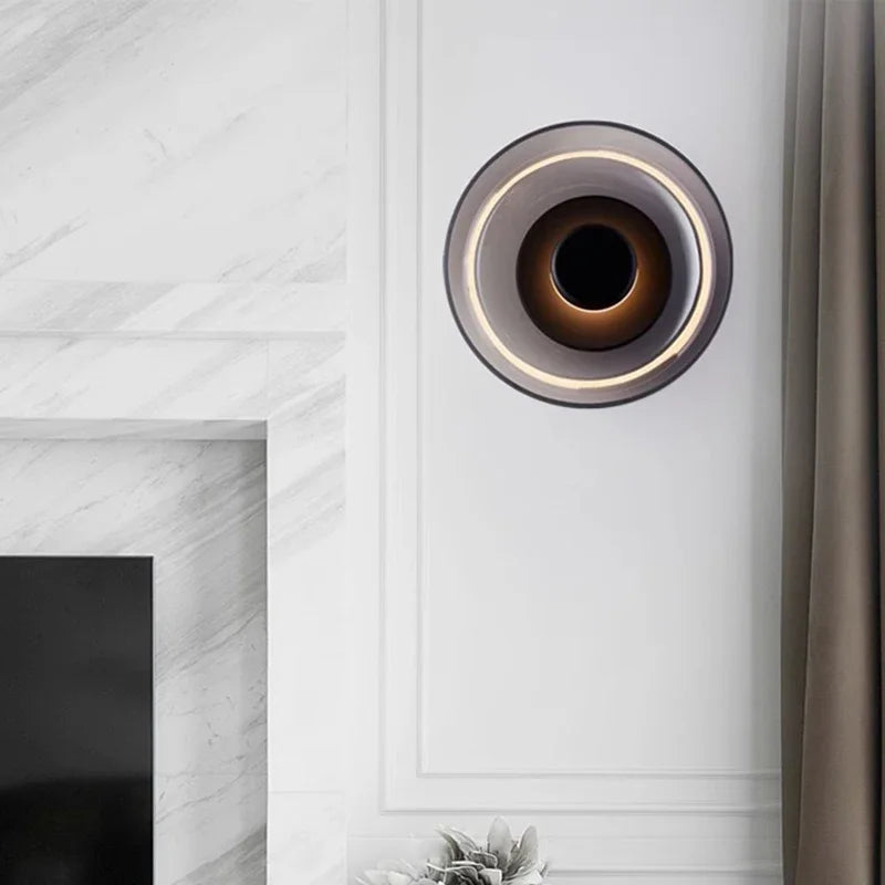 Nordic LED Glass Wall Sconce Lighting Fixture - Modern Indoor Wall Light for Bedroom, Living Room, Dining Room, Hotel Aisle & Home Decor