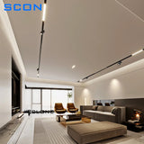New Design Flood Spot Recessed Magnetic Track Light Led Line Lamp Magnet Rail Ceiling System Indoor Track Lights for Room