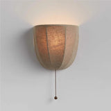 American Retro Wall Lamp Linen Lampshade Design Villa Aisle Led wall Light Bedroom Decor Living Room Indoor Lighting Fixture E27