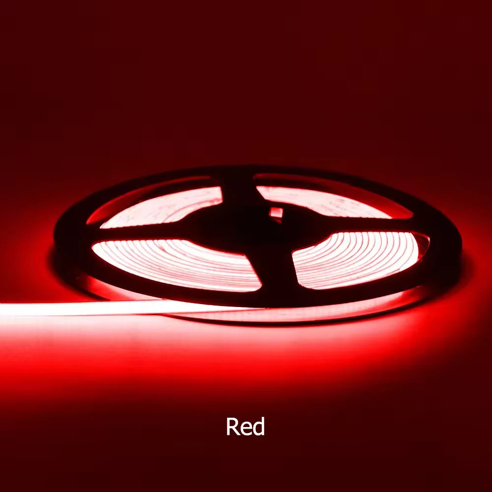 Ultra-Thin COB LED Strip 12V 24V - 2mm 3mm 5mm 8mm 10mm Flexible Tape