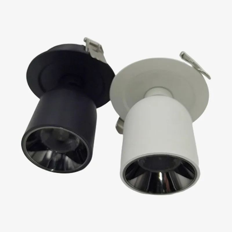 Dimmable Rotatable LED Downlight Recessed Ceiling Lamp Anti Glare Spotlight 7W 10W 12W 15W AC85~265V Indoor Home Office Store