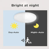 Modern LED Motion Sensor Ceiling Lamp - 20W PIR Smart Night Light Fixture