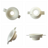 Recessed Gypsum Ceiling Downlight - Borderless Trimless GU10 LED Spotlight