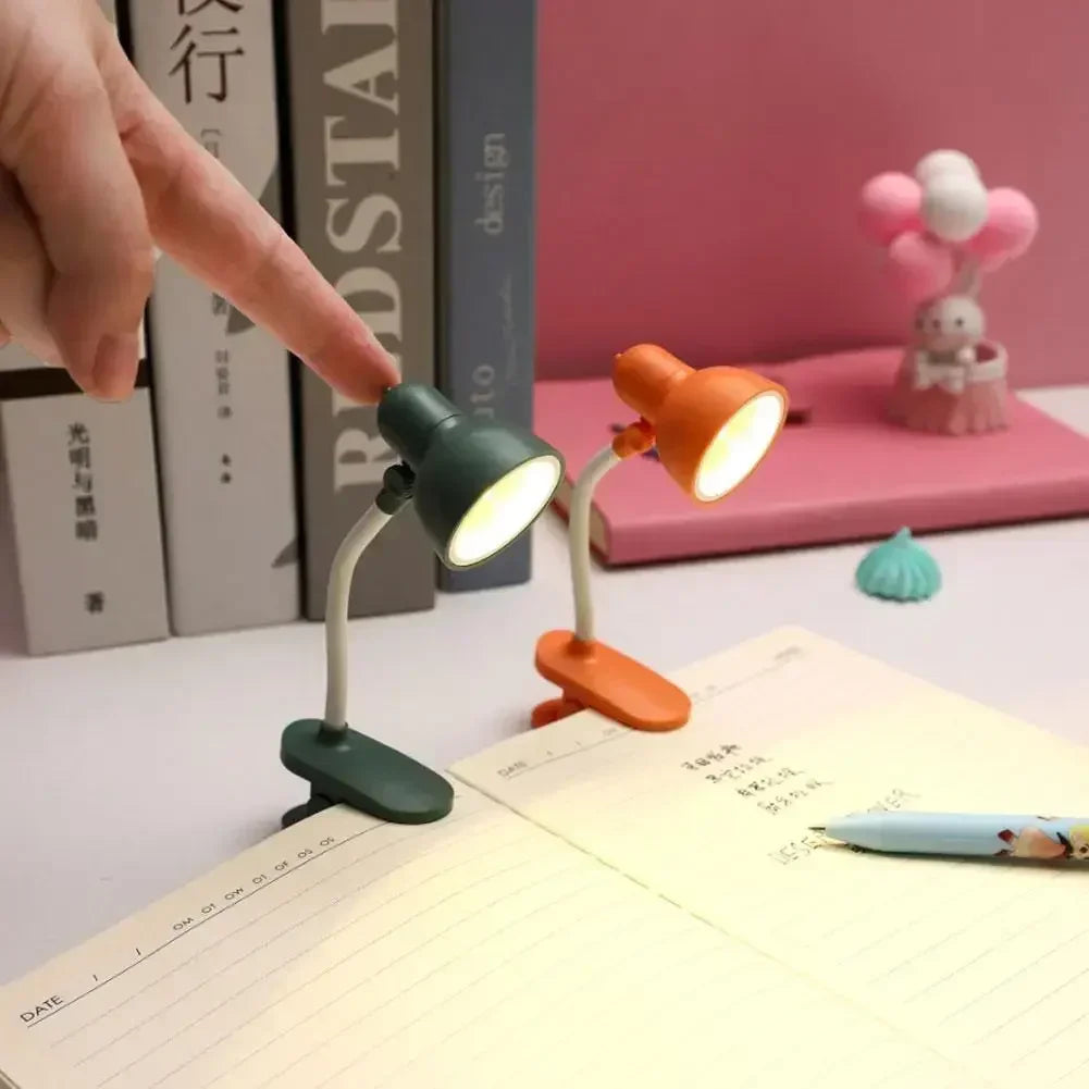 Mini Book LED  Foldable Table Desk Book Reading Lamp for Home Room Computer Notebook Laptop Night Lights Eye Protections