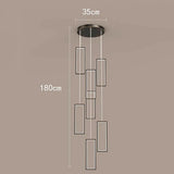 Nordic home decoration, stair chandelier, living room and dining room Pendant lights, ceiling light, indoor lighting