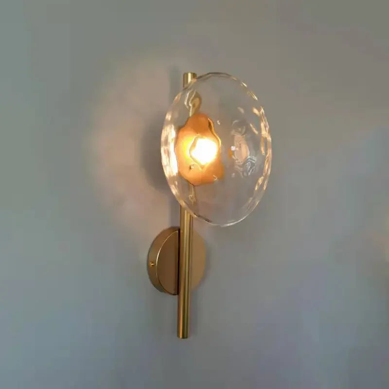 Modern LED Wall Sconce for Living Room Background Glass Wall Lamp Home Staircase Aisle Corridor Lighting Bedside Wall Light