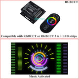Remote Controller Touch Screen Remote Control Single color Dimmer CCT RGB RGBW RGBCCT LED strip Music Activated receiver
